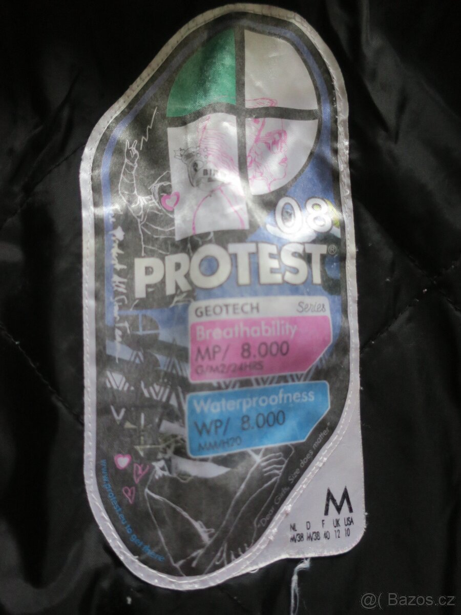 Zimní lyžařská bunda, vodní sl.8000, zn. Protest vel. M - 7