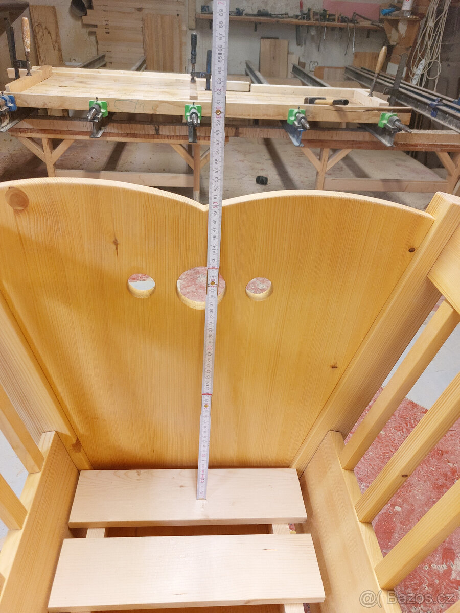 Nová dětská kolébka z masivního dřeva - 7