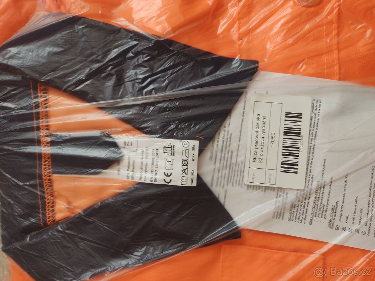 Prodám nové nerozbalené oranžové oblečení vel.M - 7