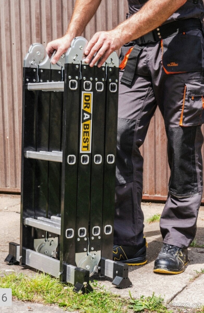 Univerzalni kloubovy rebrik s podlazkou 4v 1 - 7