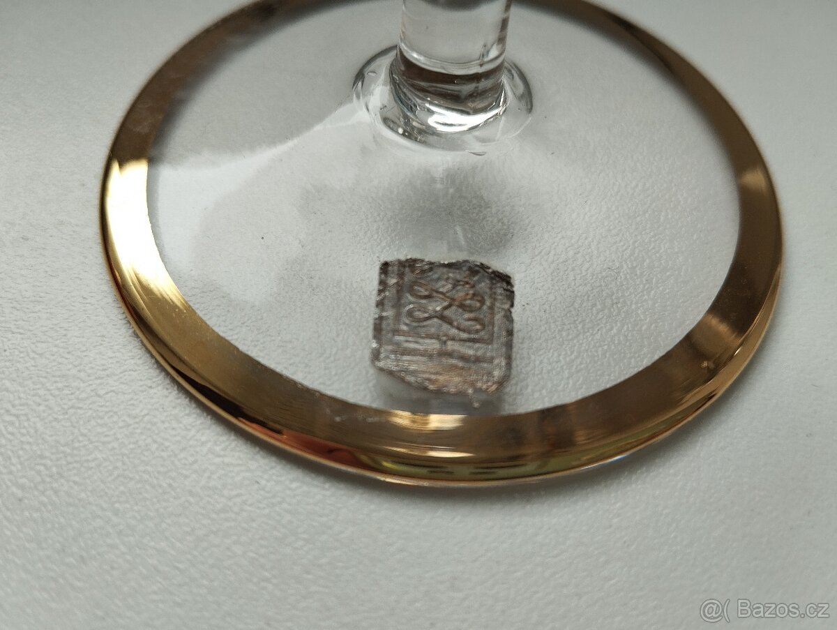 dvě sektové sklenky - Zlatá Zuzana - 7