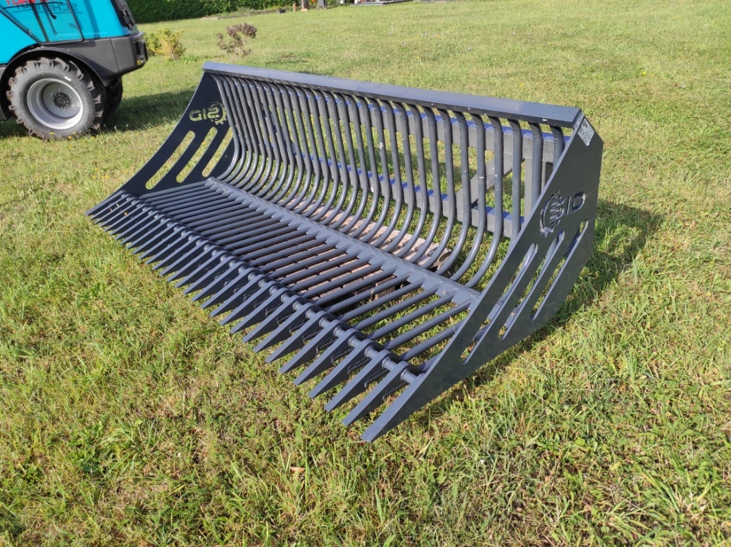 Lopata pro sběr kamene z pole, prosev suti, zeminy apod. - 7