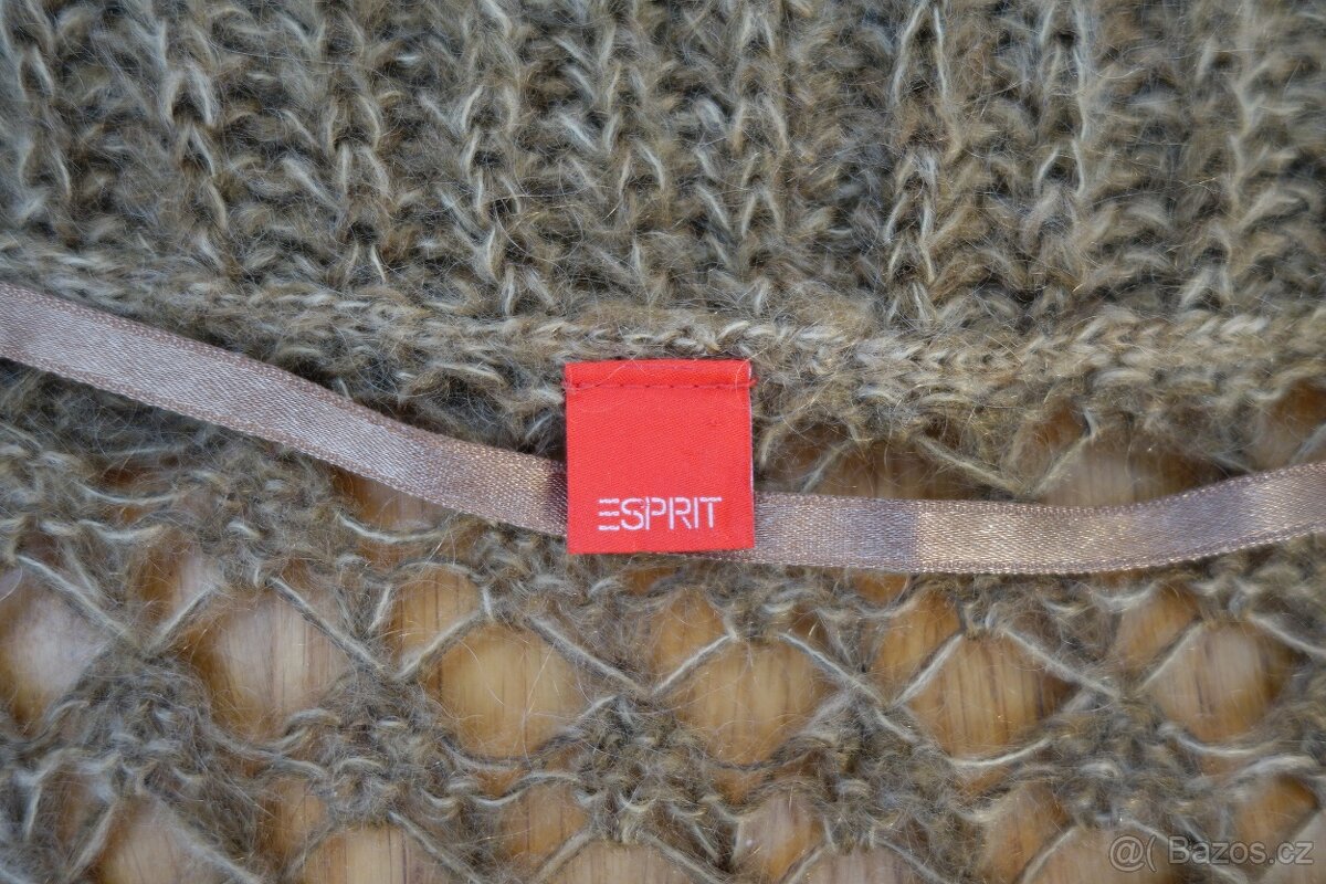 Dámský svetr/ svetřík se šálovým límcem vel. M - 7