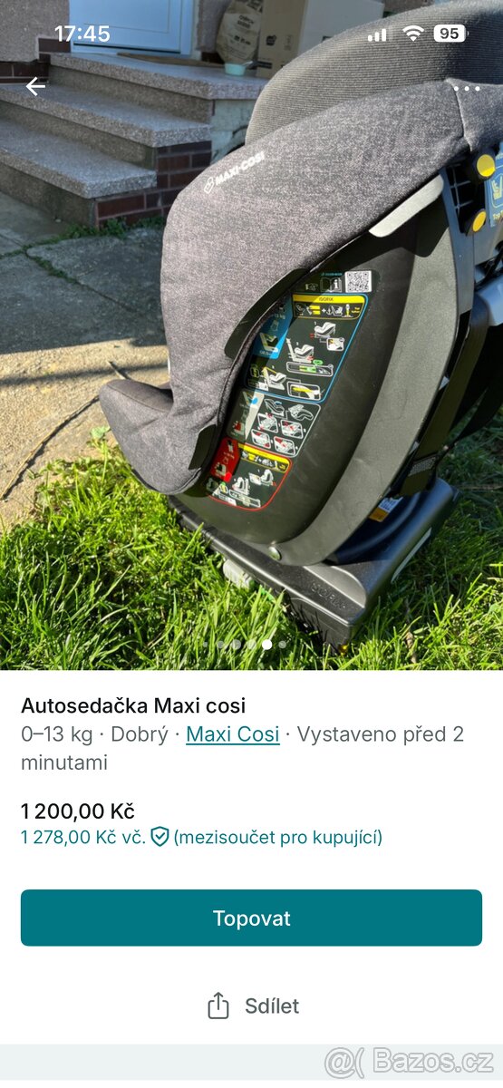 Autosedačka Maxi Cosi - 7