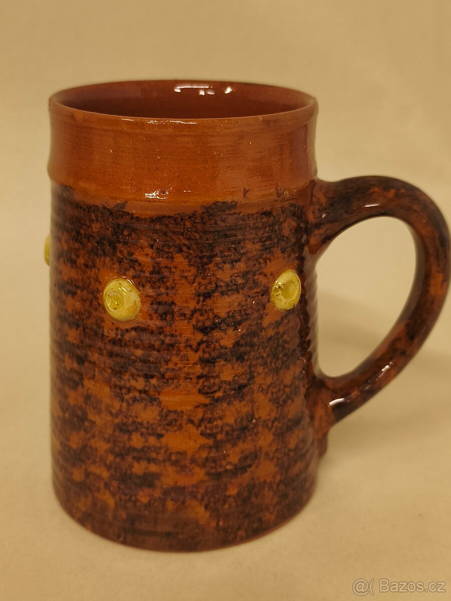 Korbel , půllitr - keramika - 7