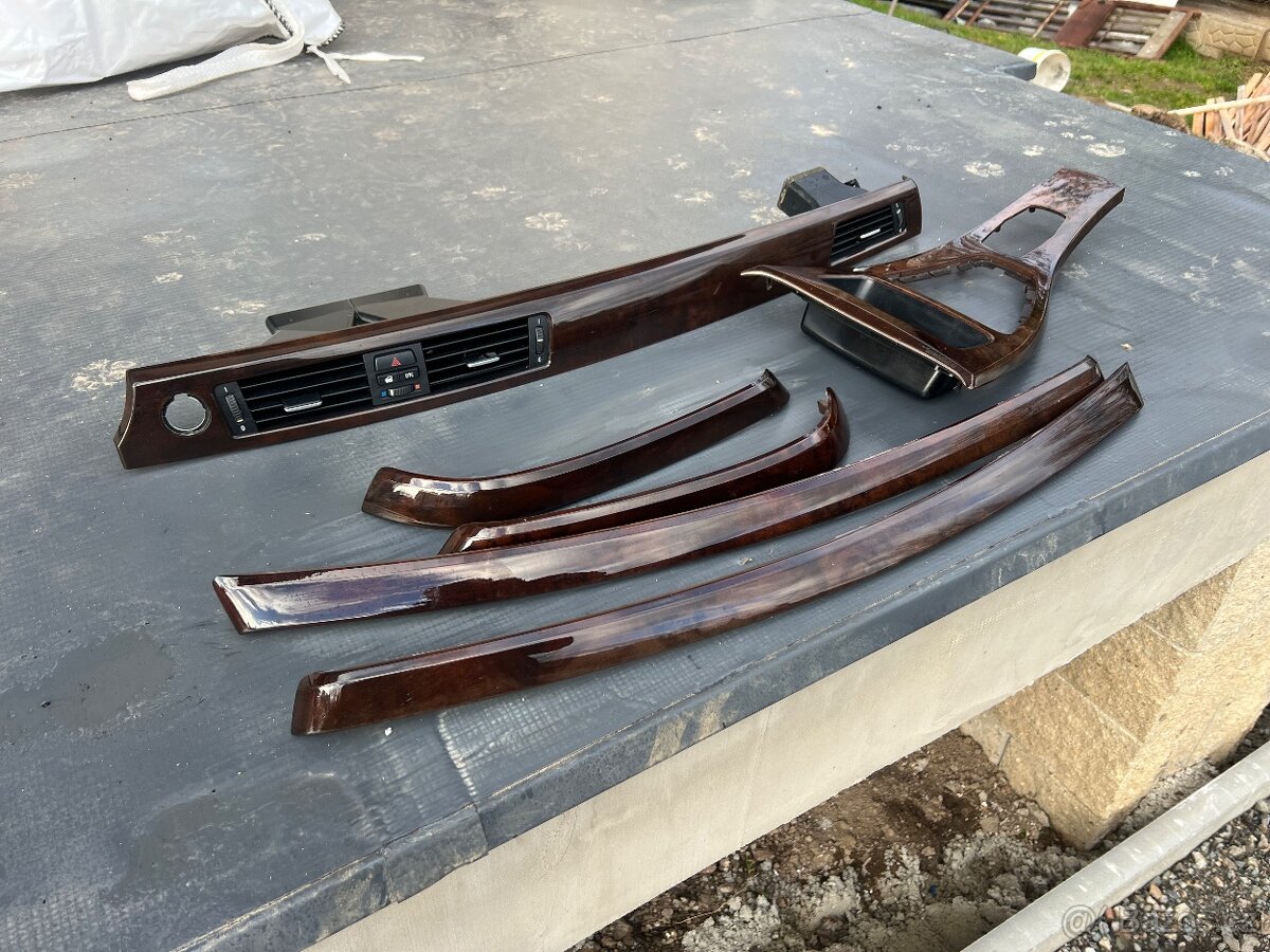 Dřevo dekor lišty bmw e90/e91 facelift na cic - 7