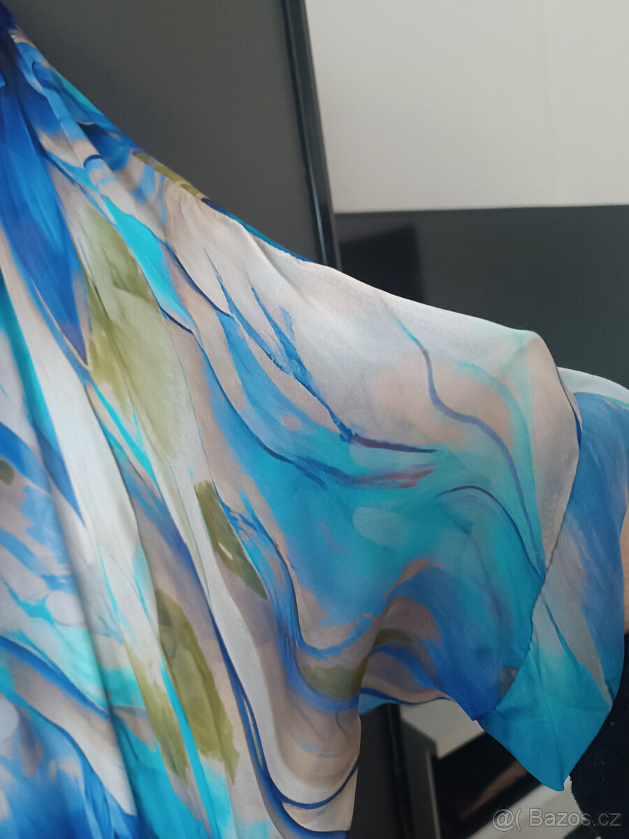 Hedvábná halenka UNI - 7