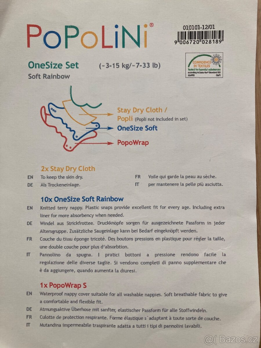 Látkové pleny Popolini - 7