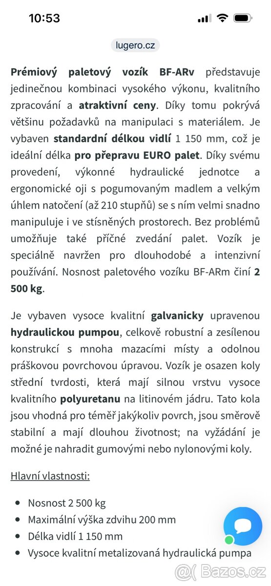 Paletový vozik - 7