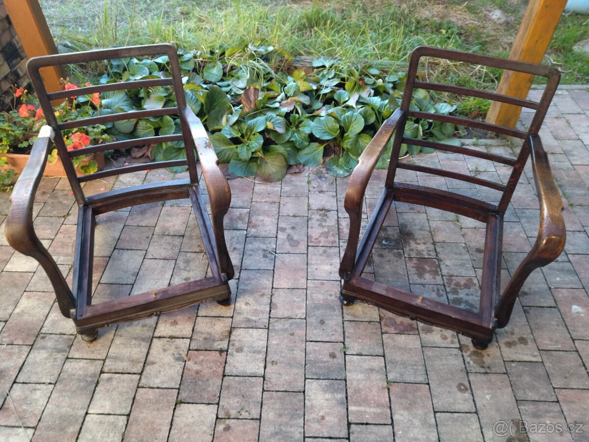 Prvorepubliková křesla - 2 ks - 7
