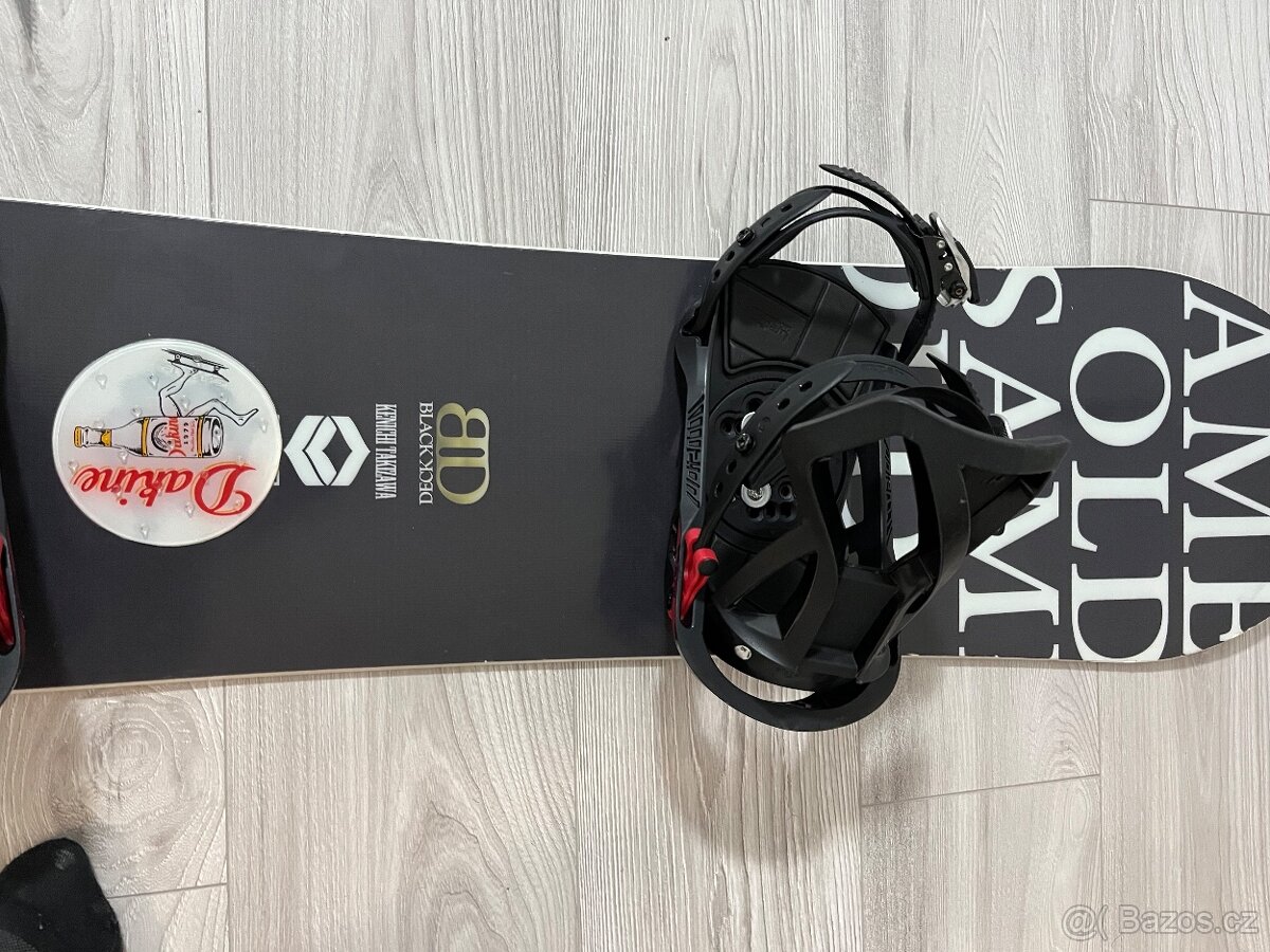 Prodám odlehčený snowboard FTWO 138cm s moderním vázáním. - 7