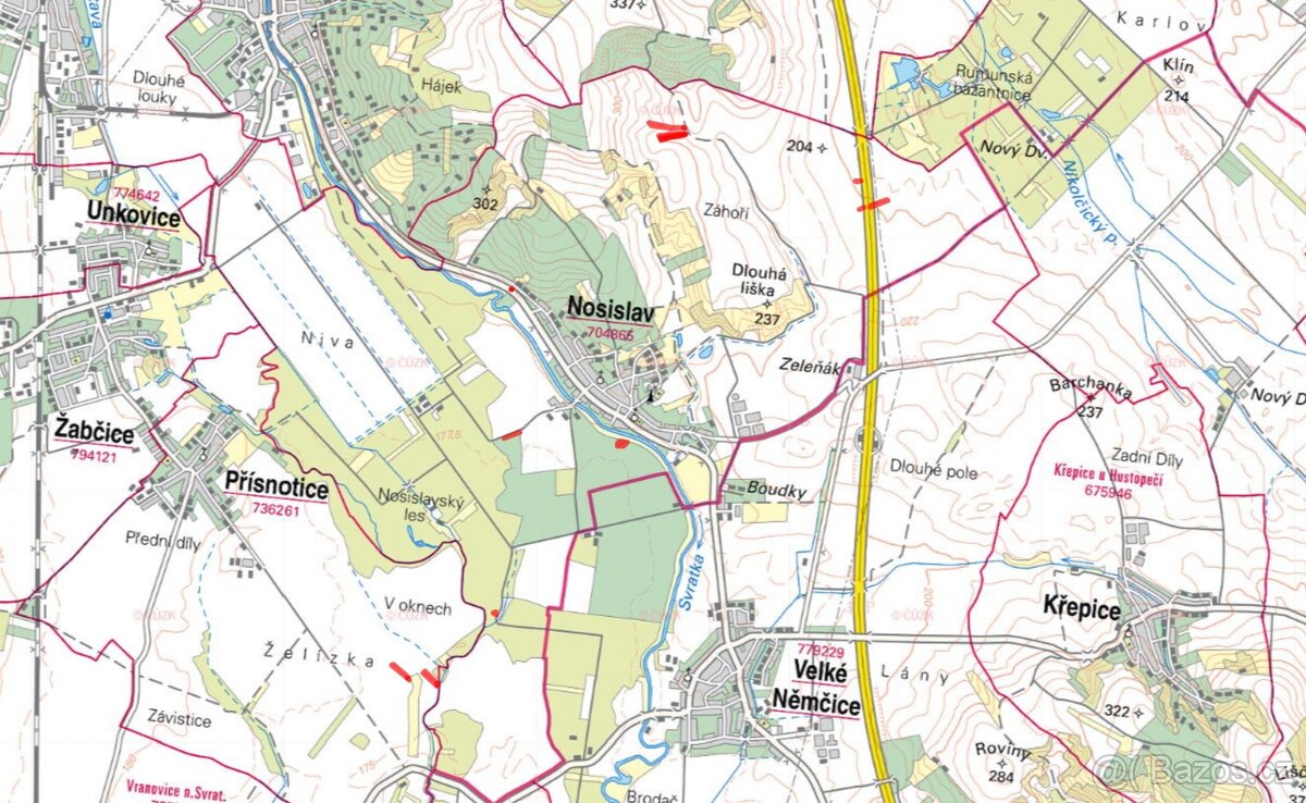 Zemědělská půda, prodej, Nosislav, Brno-venkov - 7