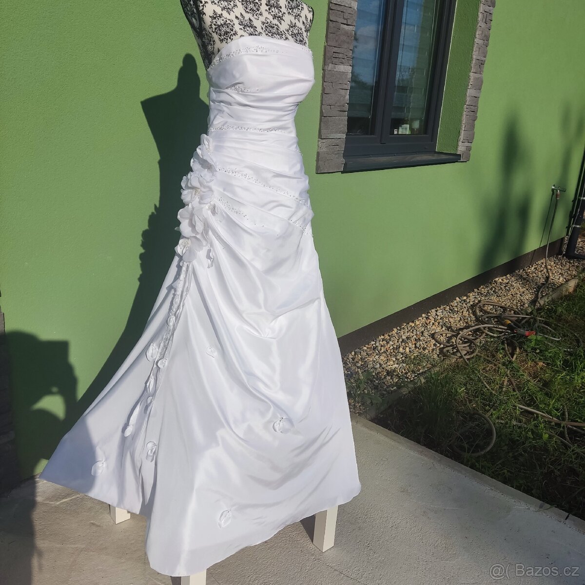 Překrásné svatební šaty vel. 38/42 - 7