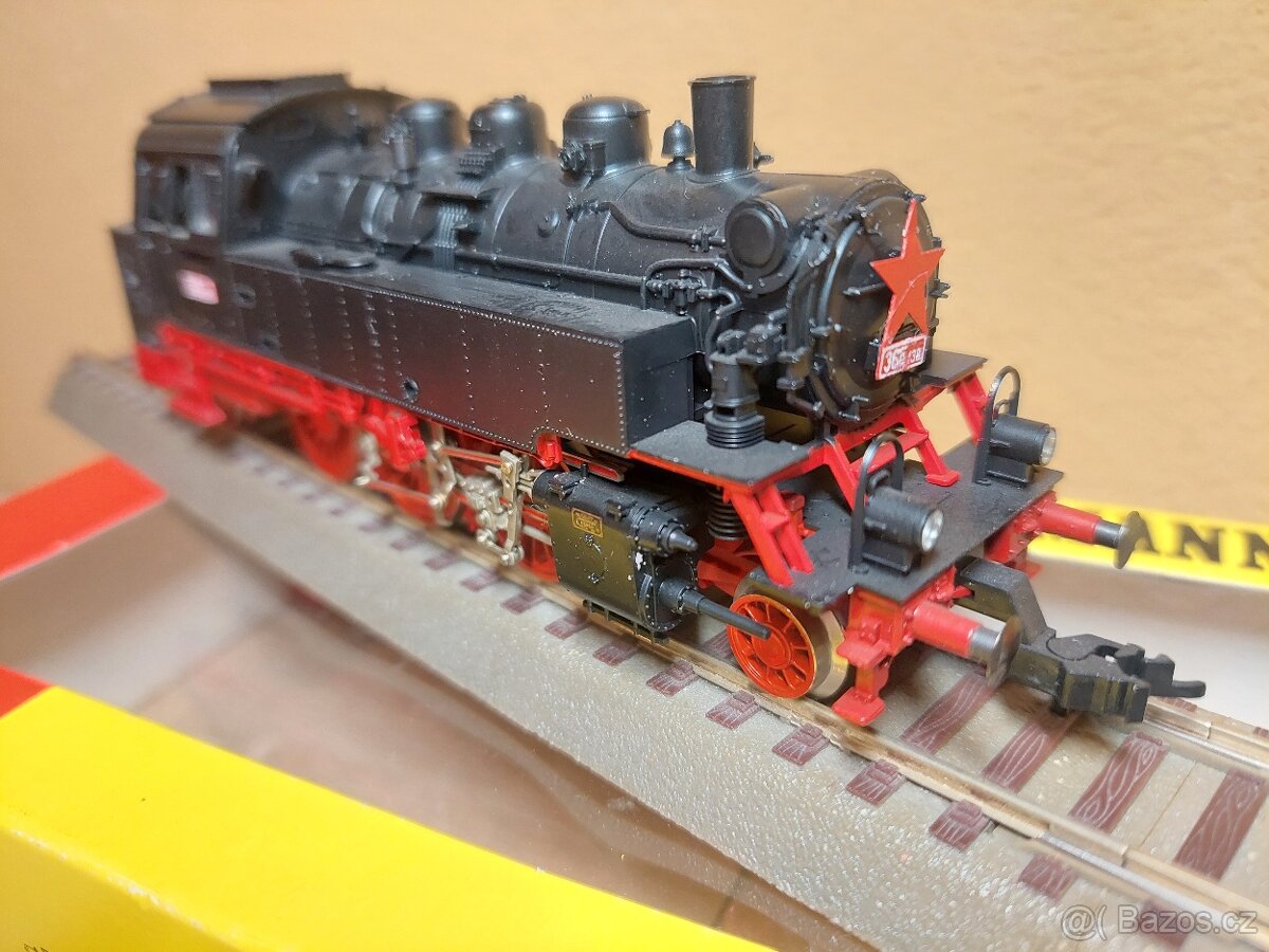 H0 Fleischmann Parní lokomotiva ČSD 365.4 s obalem - 7