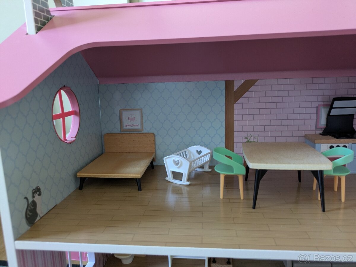 Nový domeček pro panenky s výbavou - 7