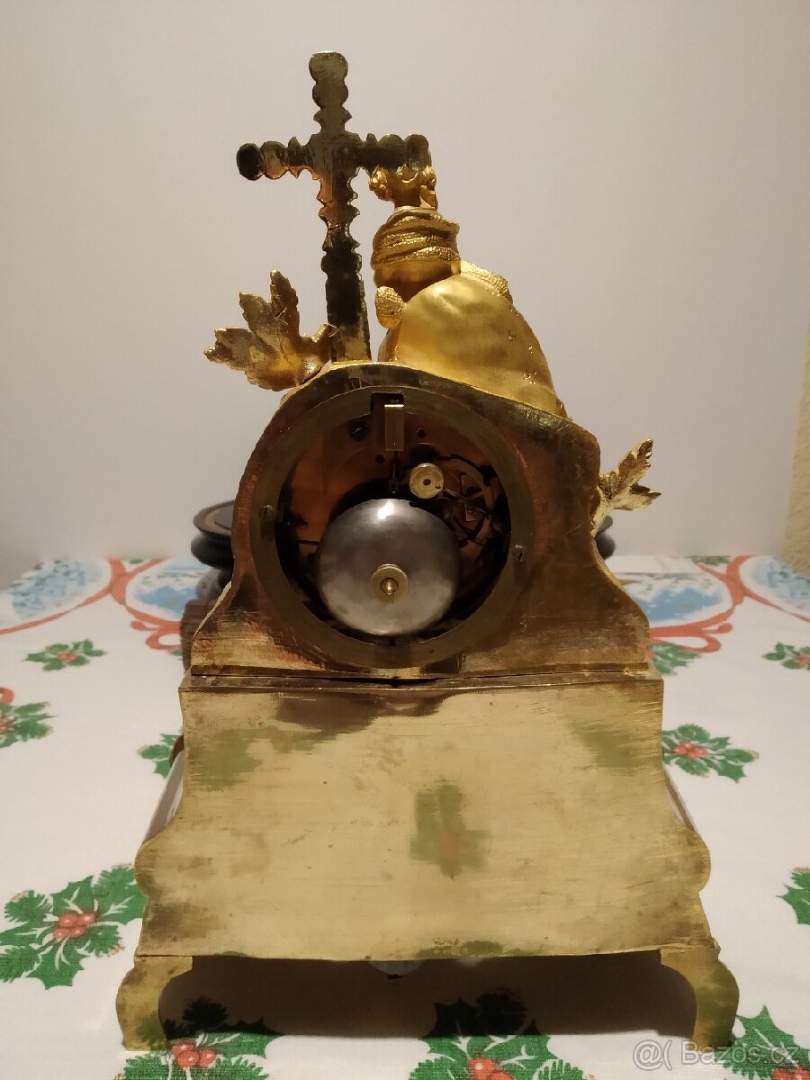 Starožitné krbové hodiny - 7