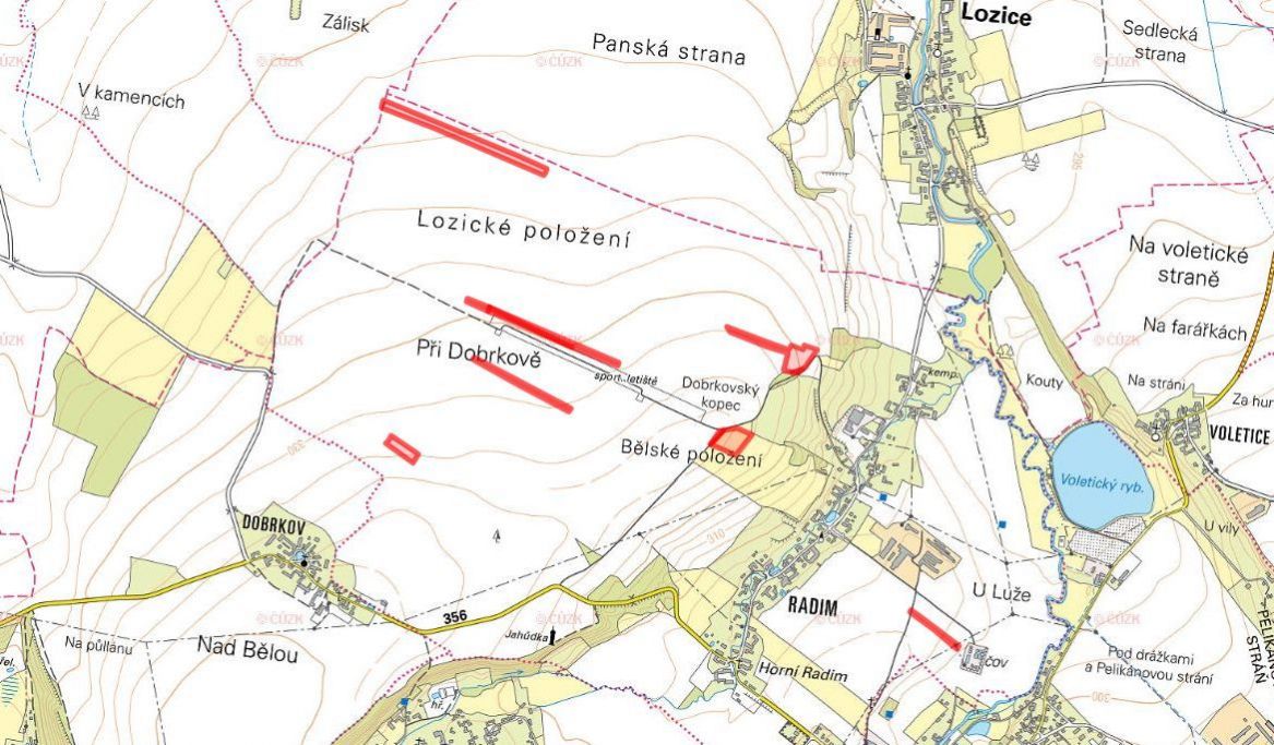 Zemědělská půda, prodej, Radim, Luže, Chrudim - 7