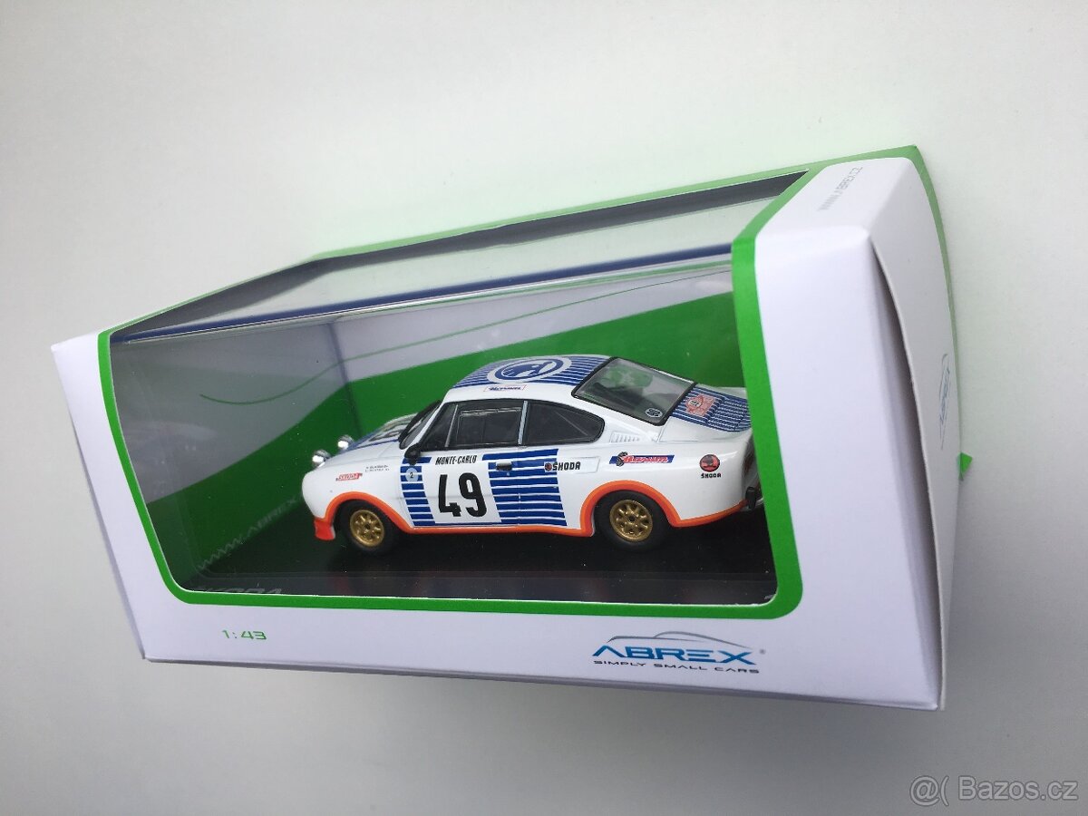 Model ŠKODA 130RS "RMC 1977" č.49 Abrex 1/43 - 7