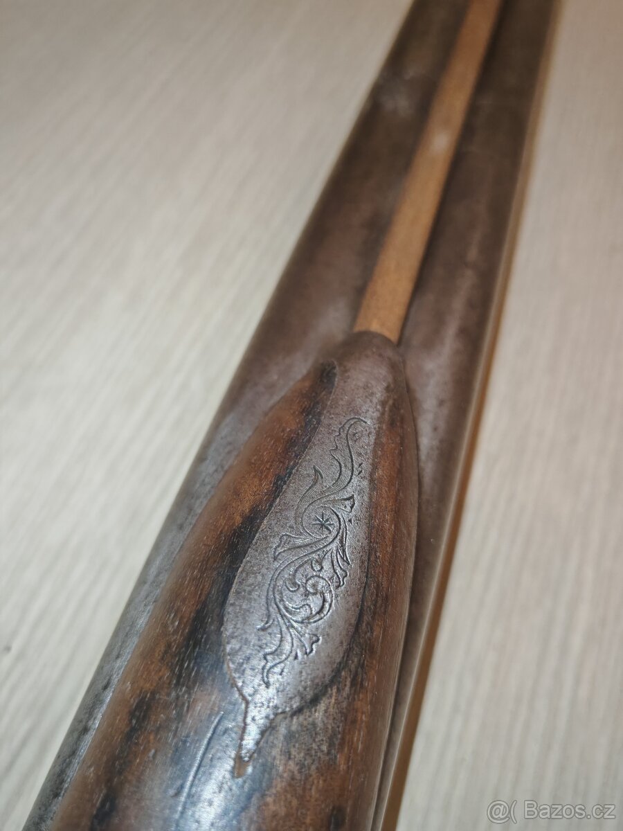 Historická dvouhlavňová brokovnice - 7