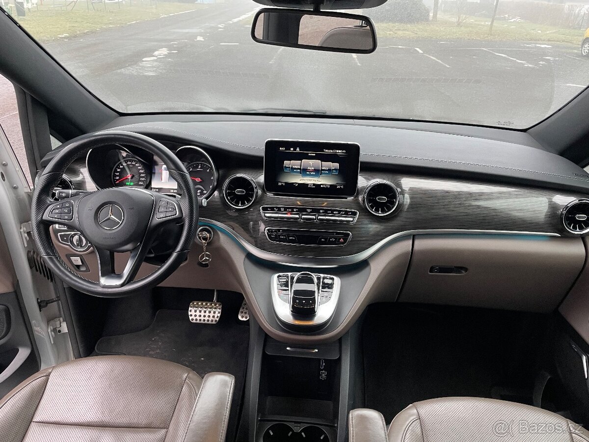 Mercedes V300d 4matic ČR naj.84tis km 6 míst křesla - 7