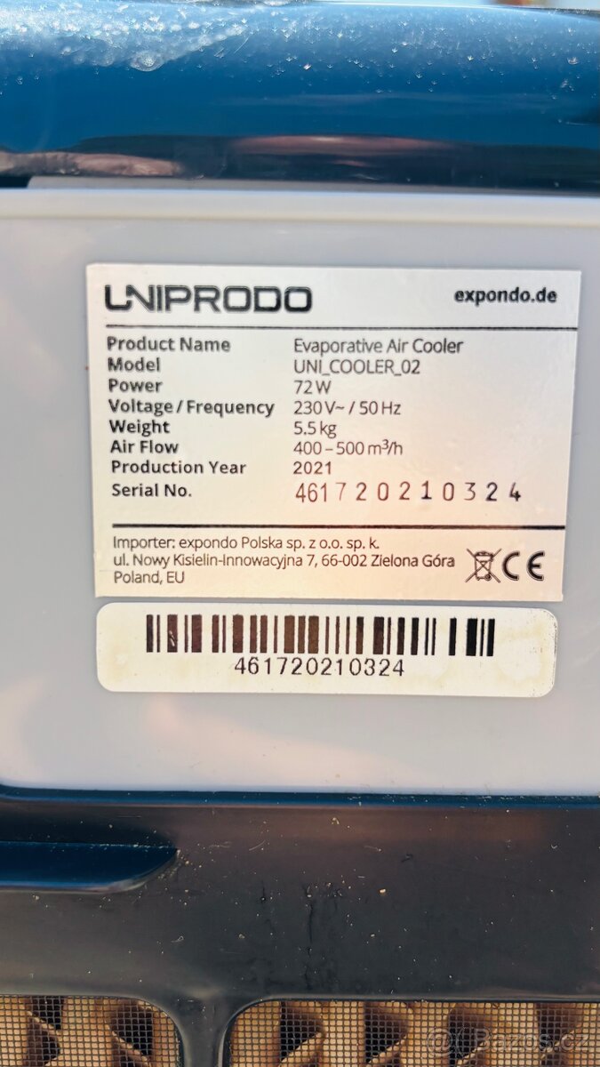 ochlazovač vzduchu Uniprodo UNI_COOLER_ - 7