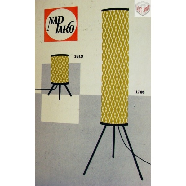 Raritní lampa Napako typ 1619 z roku 1967 Brusel - 7