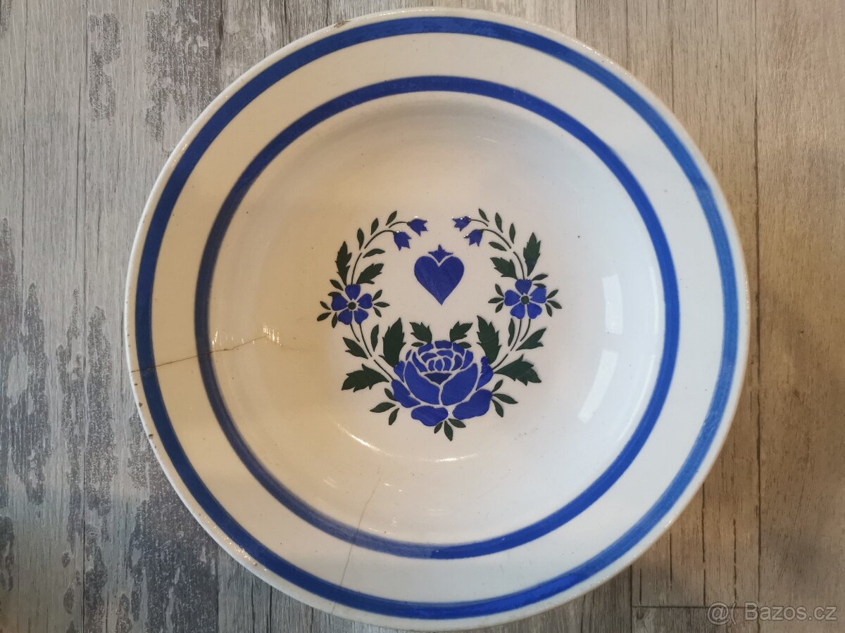 Predám staré závesné taniere - 7