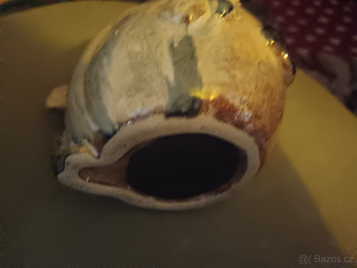 Keramická kasička ryba - 7