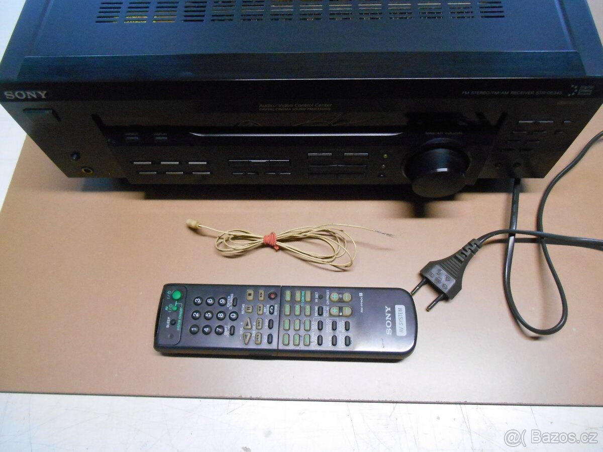 sony 5.1-receiver-AVstr-de345 DolbyProLogic+CD+repro 3pásmo. - 7