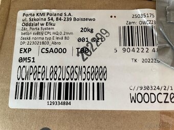 DVEŘE PORTA CPL SE ZÁRUBNÍ - 7