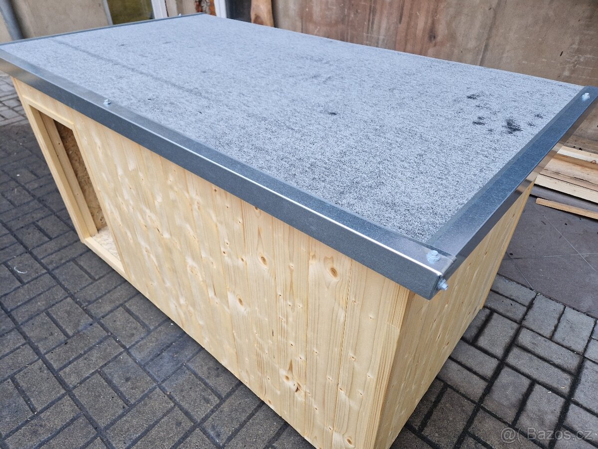 Zateplená psí bouda XL - 7