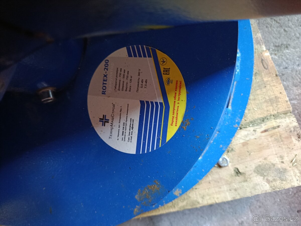 Peletovací lis Rotex 200 pelety krmné nebo na topení - 7