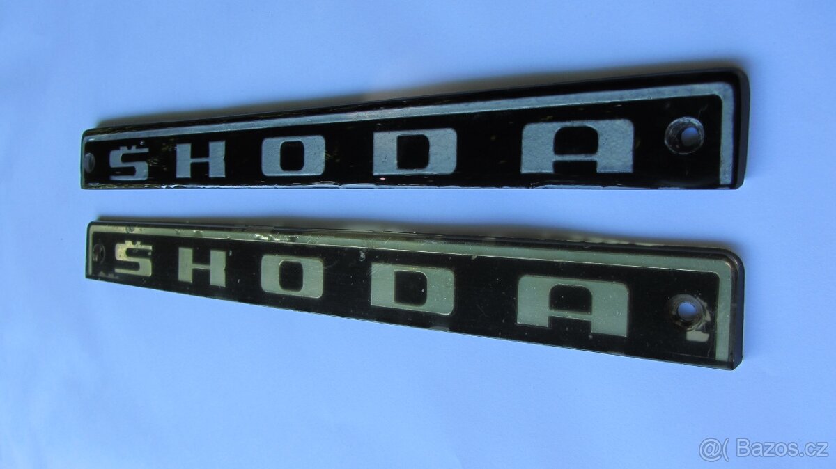 ŠKODA 110R ozdobný štít přední - vyrobený - 7