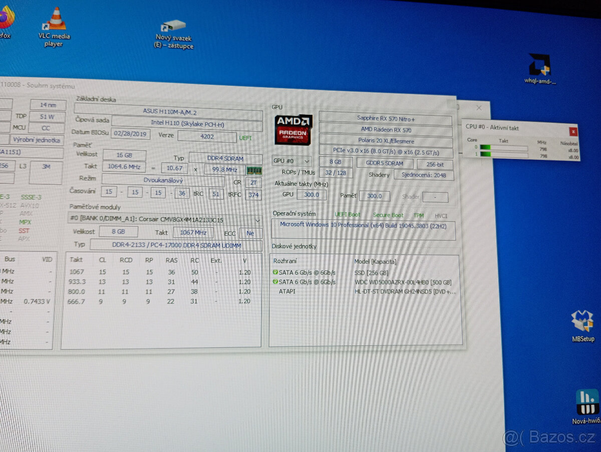 PC - Herní, deska: ASUS H110M-A/M.2 - 7