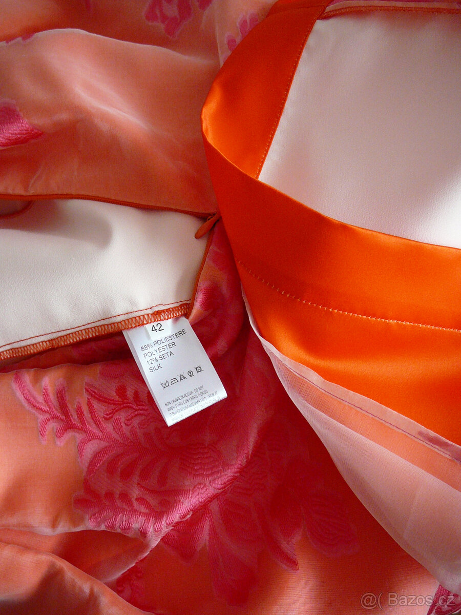 Luxusní hedvábná sukně s kapsami M / 38 / 10·Nový SI-JAY - 7