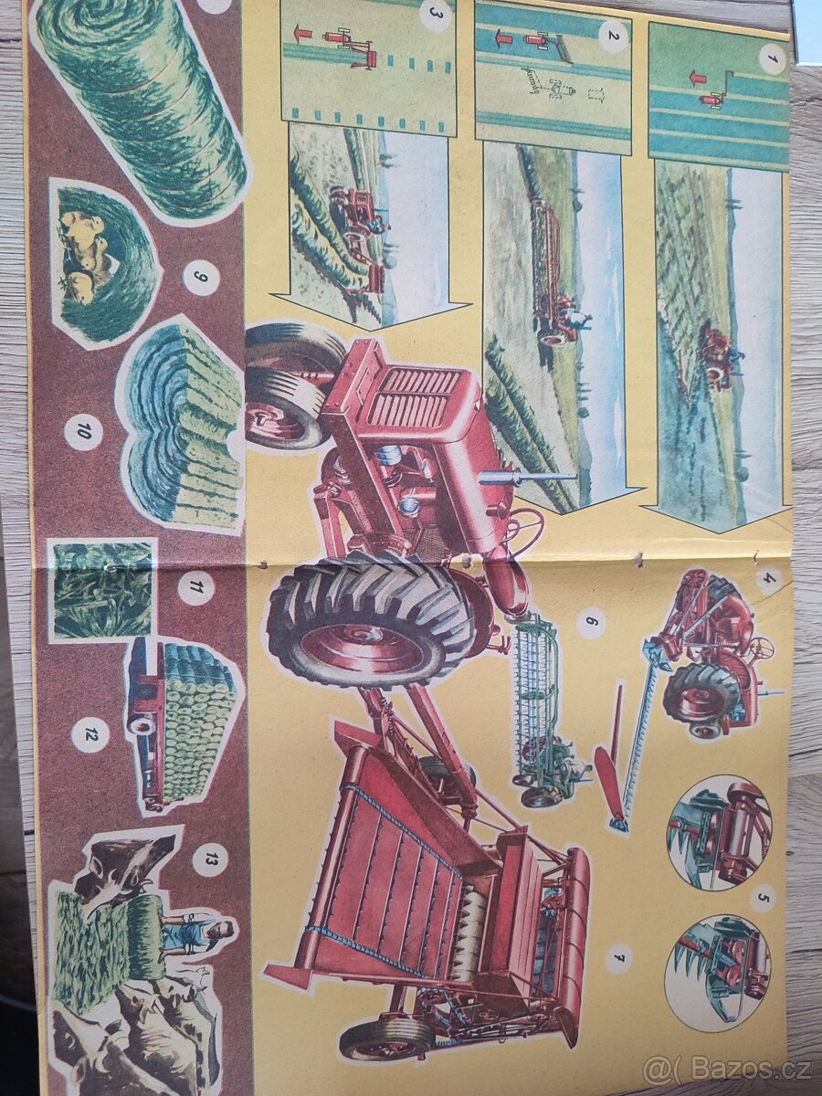 Zemědělské stroje, Kombajn, traktor, Zetor , Semerádova mlát - 7