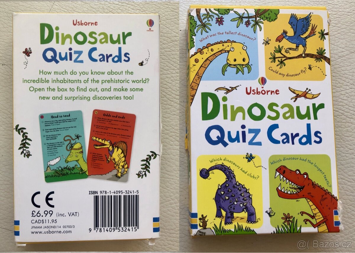 Anglické karty pro děti, 11ks (Usborne) - 7