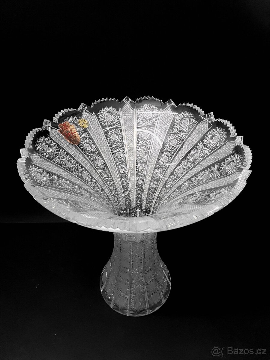 Váza "Iris" broušené sklo - 7