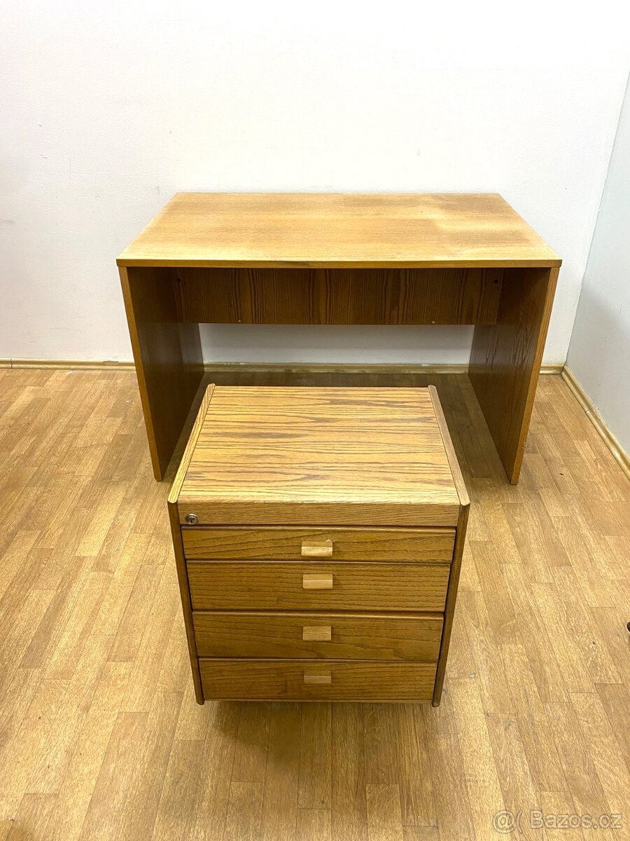 Retro psací stůl 80. léta - 7