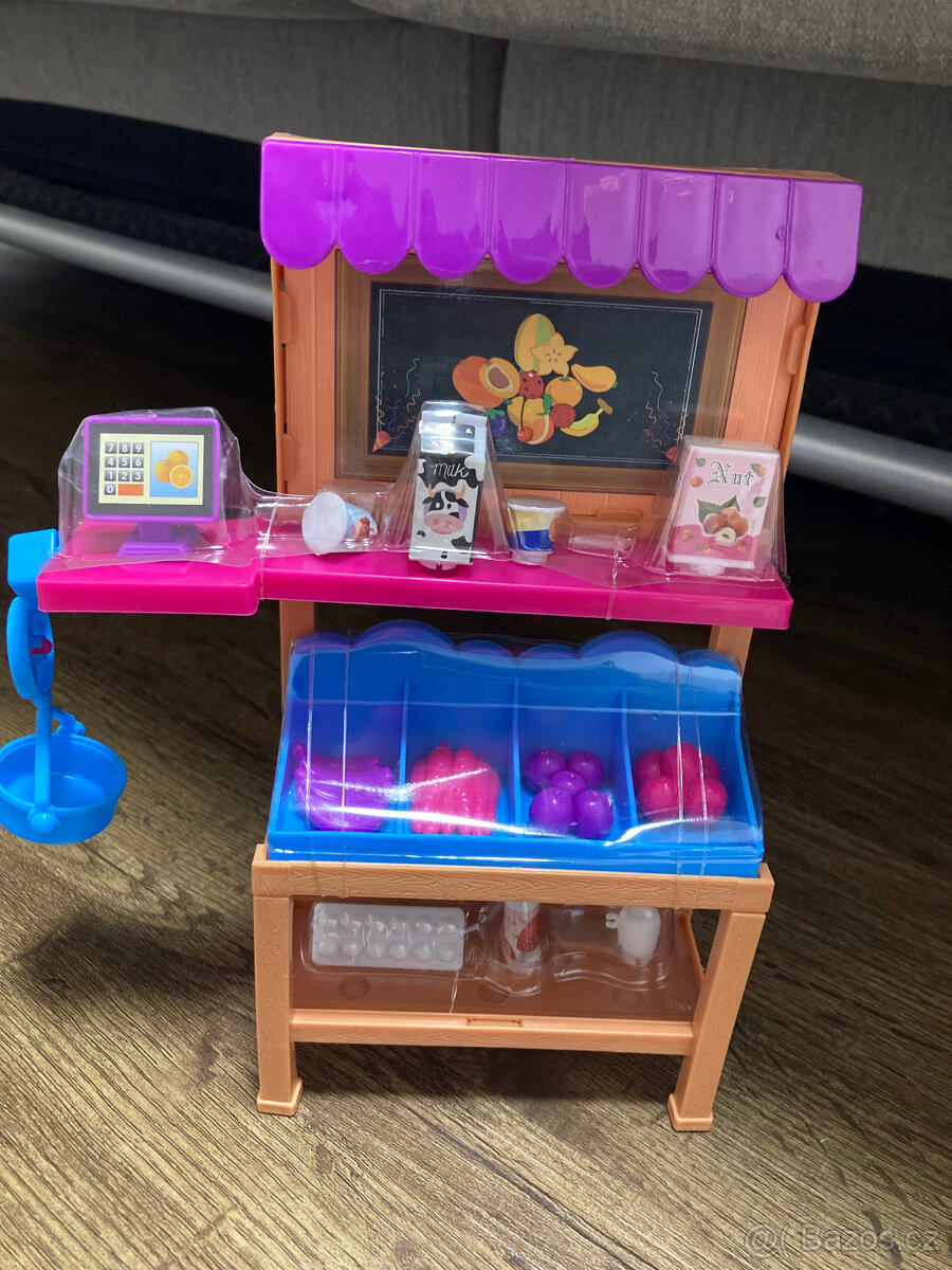 barbie kuchynka, hračky, doplnky, stan barbie - 7