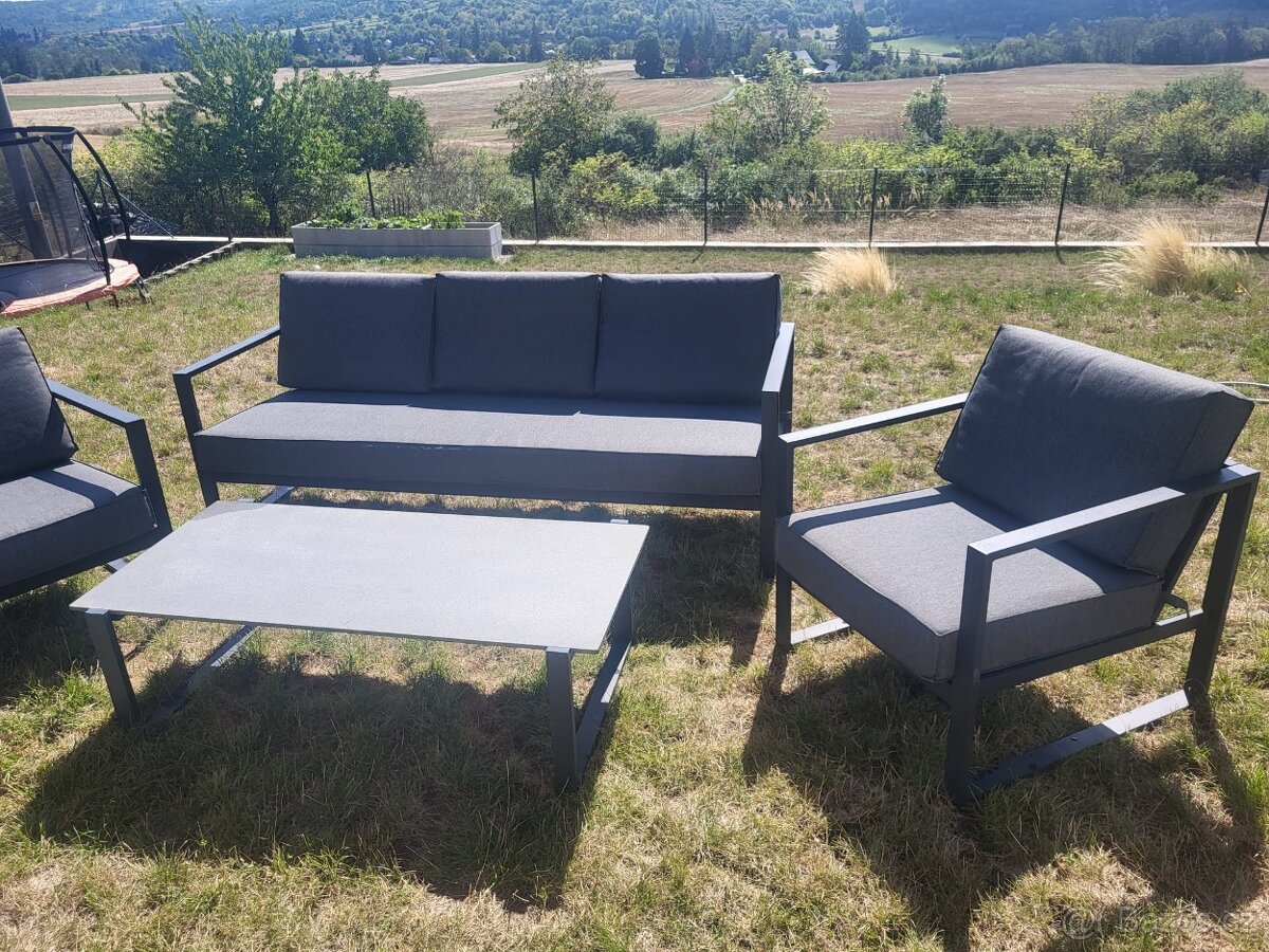 Zahradní sestava VONGE 5 osob černá - 7