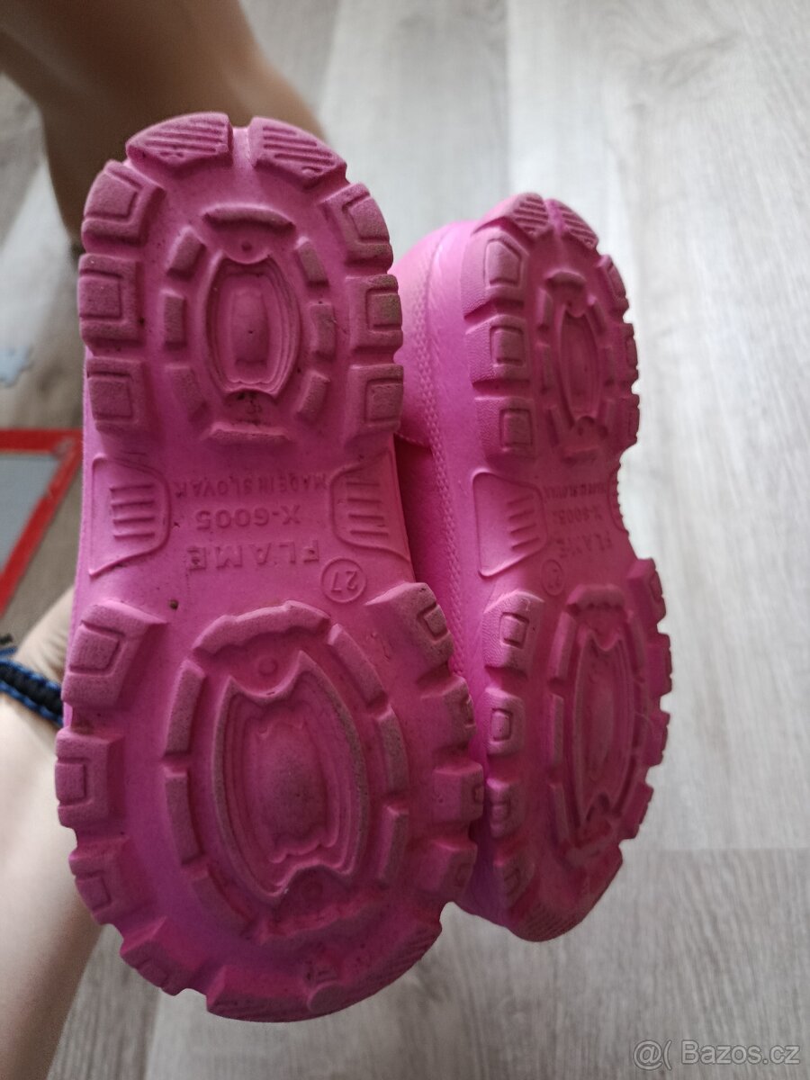 Holínky 27 Mimoň A holínky Flame, Bačkůrky - 7