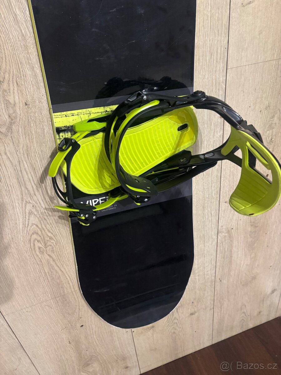 Snowboard Flow Viper 159W plus vazani Gravity - 7