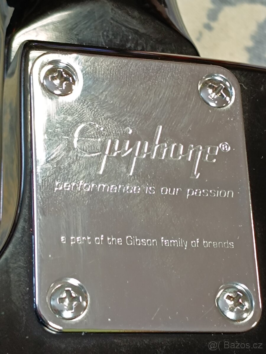 Epiphone Les Paul Junior Electric Guitar - Ebony Black - 7