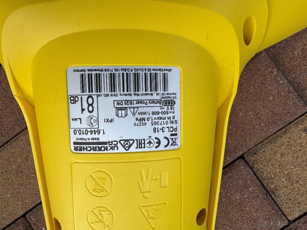 Čistič teras Karcher PCL 3-18 - 7