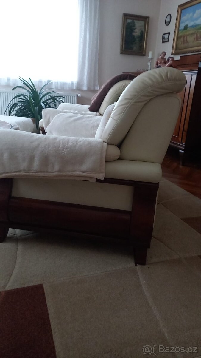 Kožená sedačka 1 +1+3 - 7