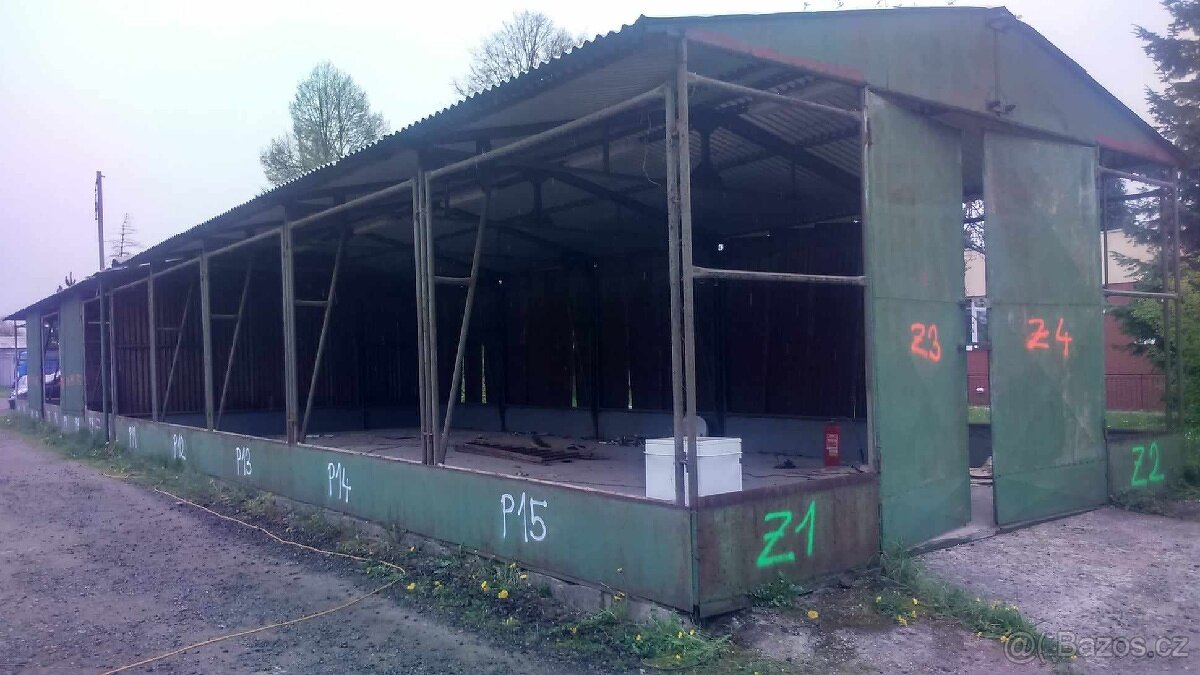 Plechová hala 186m2, 31x6m - 7