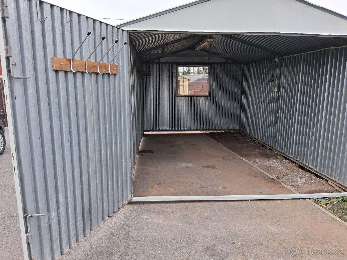 Plechova garáž 3,1x5m - 7