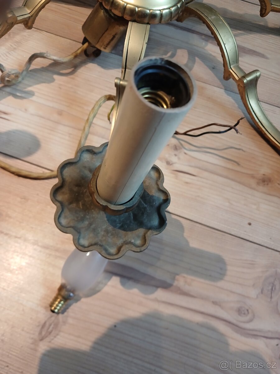 Lustr mosazný - 7