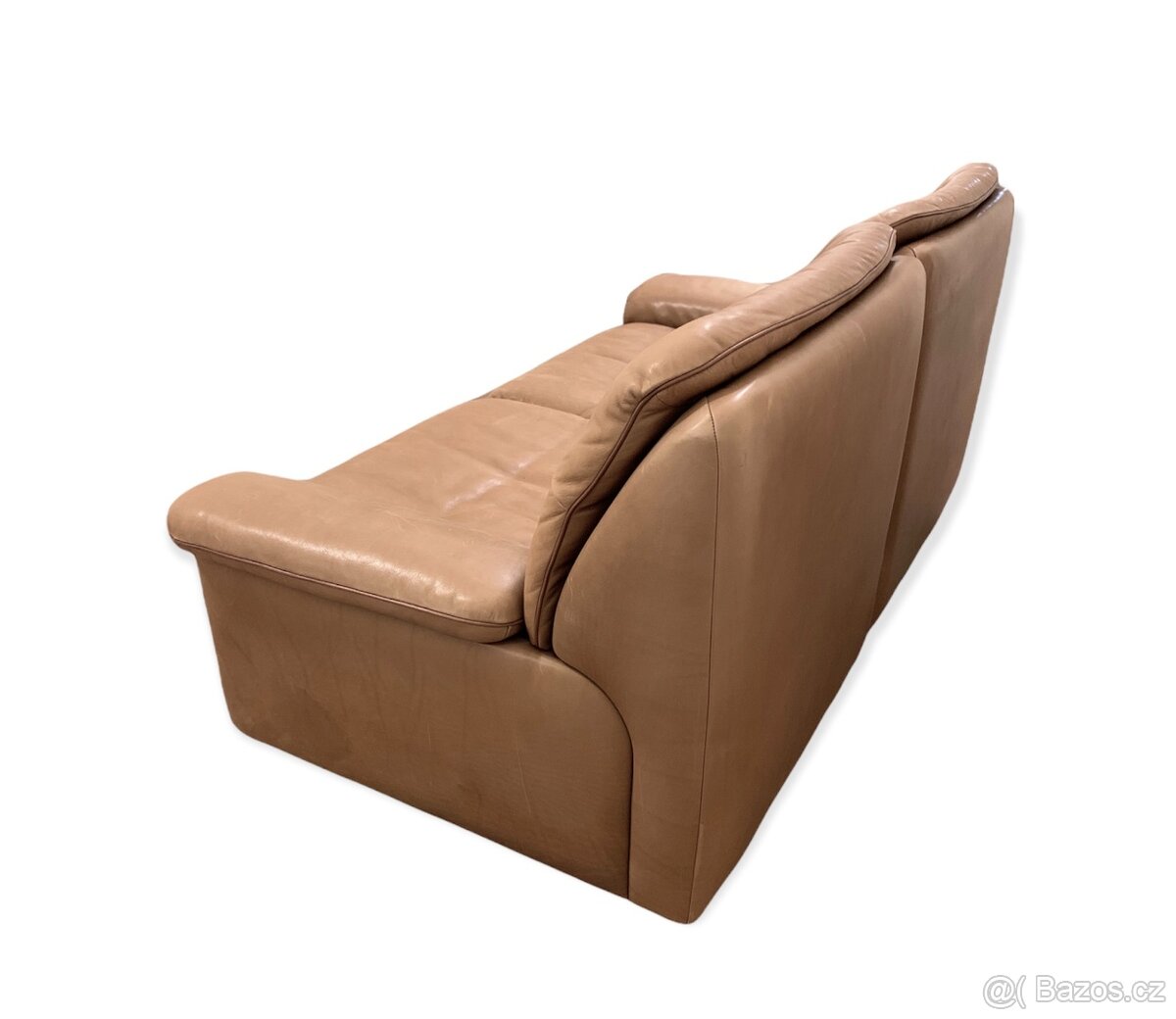 DE SEDE model DS 66 dvoumístná kožená sofa a křeslo 21% DPH - 7